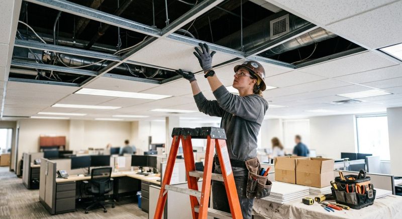 Ceiling Panel Repair in Arvada, CO