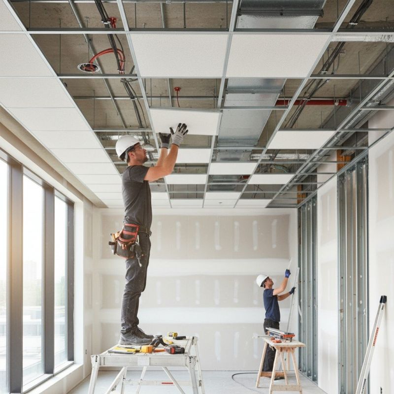 Ceiling Tile Installation