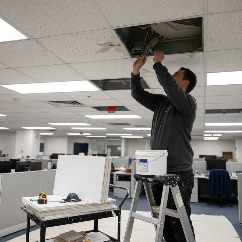 Ceiling Tile Installation
