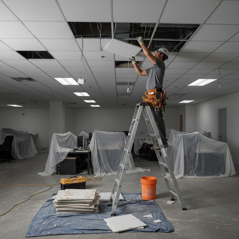 Ceiling Tile Installation