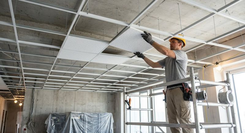 Drop Ceiling Installation in Longmont, CO