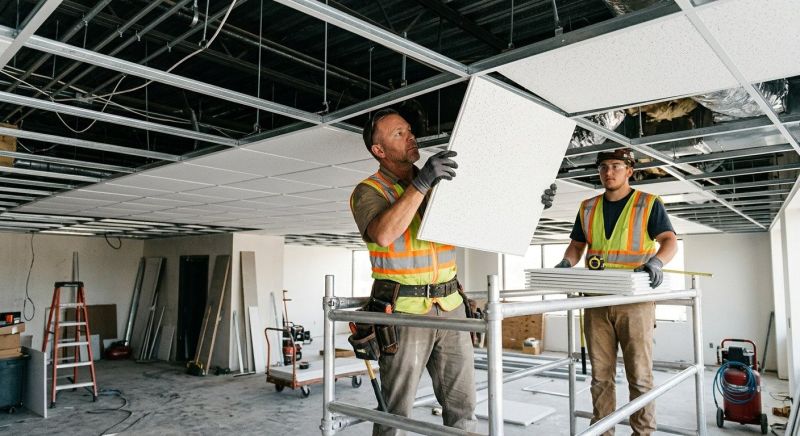 T Bar Ceiling Installation in Boulder, CO
